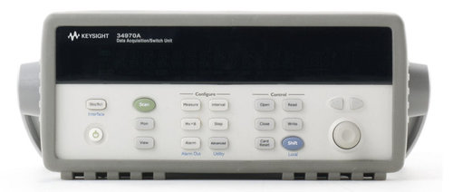 Keysight 34970A Data Acquisition/Switch Unit. GPIB, RS232