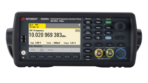 Keysight 53220A Universal Counter/Timer, 350 MHz,12 digits/s, 100ps, LAN, USB,GPIB