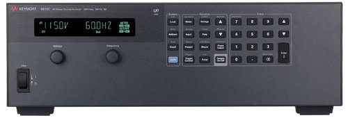 Keysight 6812C AC source/analyzer, 0-300 Vrms, 750 VA, single-phase. USB,LAN,GPIB,RS-232.