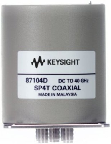 Keysight 87104D Switch, SP4T, DC-40 GHz, Terminated