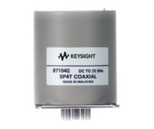 Keysight 87104Q Low PIM Switch, SP4T, DC-20 GHz, terminated, 24 VDC