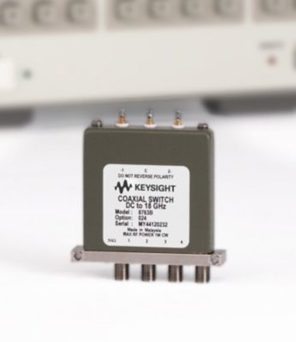 Keysight 8763B Switch, Coaxial, 4 Port, DC-18 GHz, SMA(female) connectors