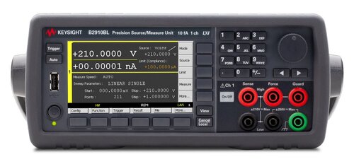 Keysight B2910CL Precision Source/Measure Unit, 1ch, 10 fA resolution, 210 V, 1.5 A