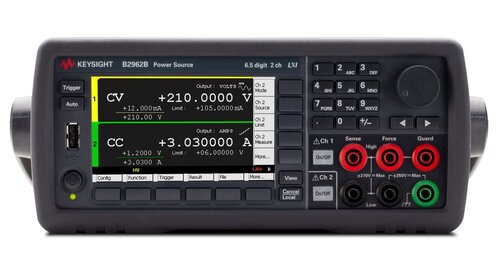Keysight B2962C 6.5 Digit Low Noise Power Source, 32 W, 210 V, 3 A, 2ch