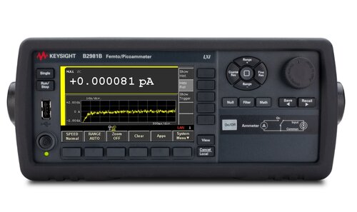 Keysight B2981C Femto/Picoammeter, 0.01 fA