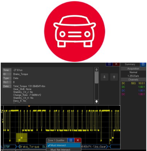 Keysight D4000AUTB Automotive Software for 4000 X-Series