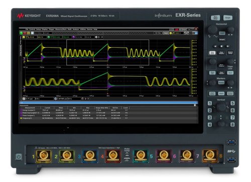 Keysight EXR258A Infiniium EXR-Series Real-Time Oscilloscope, 2.5 GHz, 16 GSa/s, 8 Ch