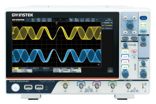 GW-INSTEK GDS-2254HD 250 MHz, 12 Bit Digital Storage Oscilloscope