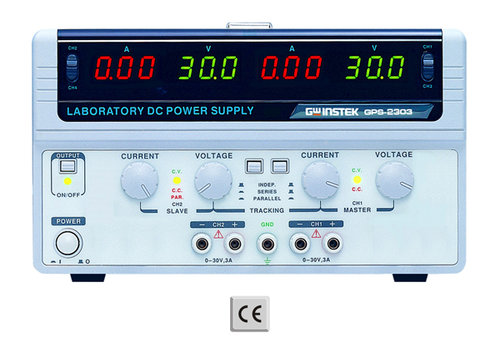 GW-INSTEK GPS-4303 200 W, 0-30 V, 2.2-5.2 V, 8-15 V, 4-Channel, Linear D.C. Power Supply