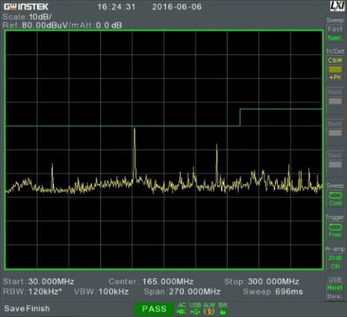 GW-INSTEK GSP-8380E1 EMI activation option