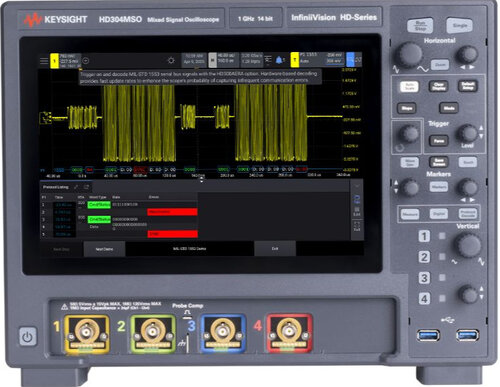 Keysight HD300AERA Aerospace Defence Analysis Software for InfiniiVision 300 HD-Series