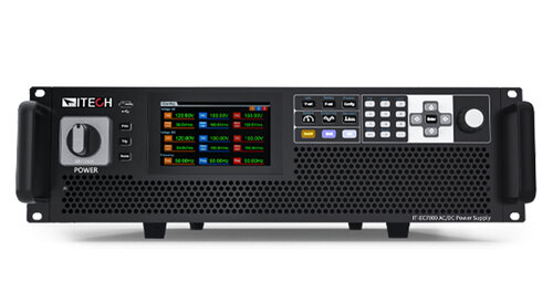 ITECH IT-EC7809-350-90 Programmable AC/DC Power Supply (350 V, 90 A, 9 kVA, 1 or 3 phase, 3U high)