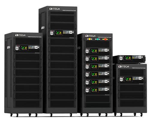 ITECH IT66210C-1600-600 Bidirectional Dual Channel Programmable DC Power Supply (1600 V, +/-600 A, +/-210 kW , 27U)