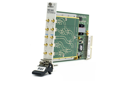 Keysight M9146A PXI RF Multiplexer: 3 GHz, Dual 1x4, 50 ohm, Terminated