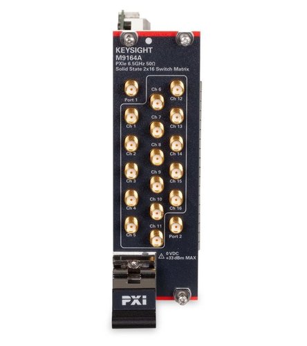Keysight M9164A PXI Solid State Switch Module 2x16, 300 kHz - 6.5 GHz