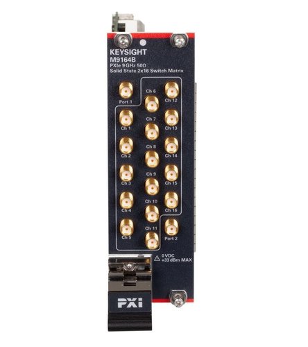 Keysight M9164B PXI Solid State Switch Module 2X16, 300 kHz - 9 GHz