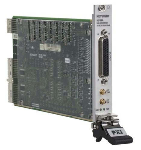 Keysight M9188A Dynamic Digital to Analog Converter, 16-channels, 16-bit, unipolar 30 V/20 mA