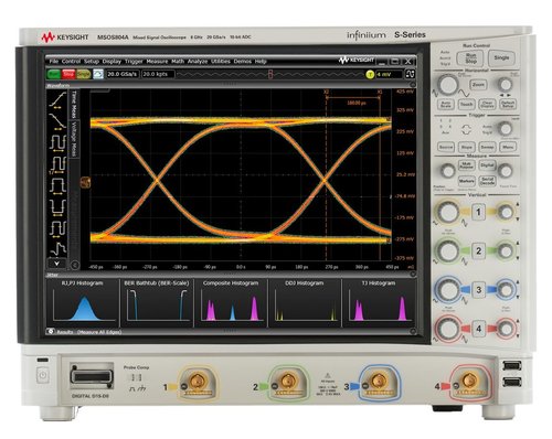Keysight MSOS804A Mixed Signal Oscilloscope - Infiniium S Series 8 GHz 4 channel