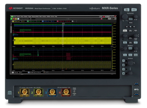 Keysight MXR204B Infiniium MXR B-Series Real-Time Oscilloscope, 2 GHz, 16 GSa/s, 4 Ch
