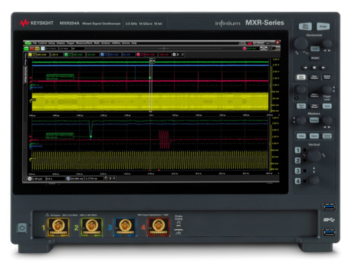 Keysight MXR254A Infiniium MXR-Series Real-Time Oscilloscope, 2.5 GHz, 16 GSa/s, 4 Ch