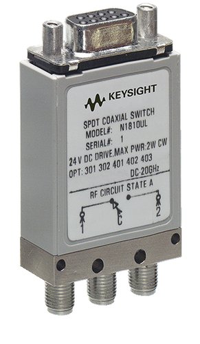 Keysight N1810UL Coaxial Switch, DC up to 26.5 GHz, SPDT