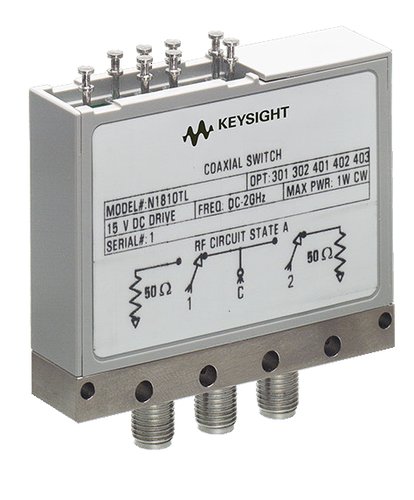 Tested! SPDT Coaxial Switch F Dow-Key 401-2308-3 DC to 18 GHz 50 Ohm SMA 