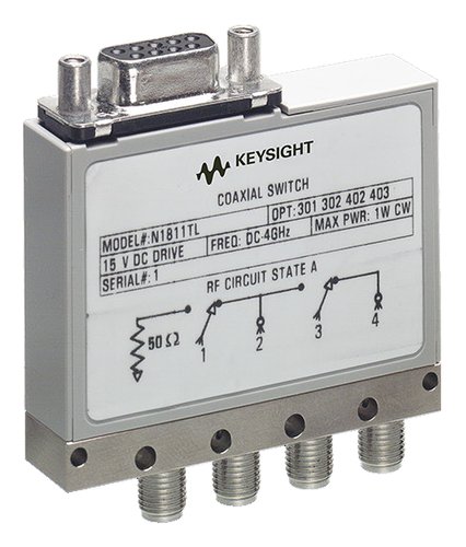 Keysight N1811TL 4-Port Coaxial Switch, DC up to 26.5 GHz