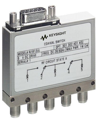 Keysight N1812UL 5-Port Coaxial Switch, DC up to 26.5 GHz