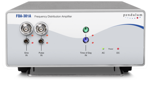 Pendulum FDA-301A Point-to-Multi-point Distribution Amplifier for reference frequency and time synchronization signals