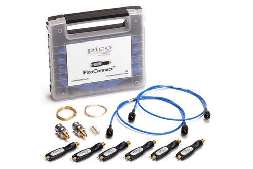 PicoConnect 910 Kit: all six 4 to 5 GHz RF, microwave and pulse probe head models with cables