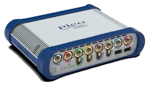 PicoScope 6824E 500 MHz, 8-channel, FlexRes ultra-deep-memory oscilloscopes