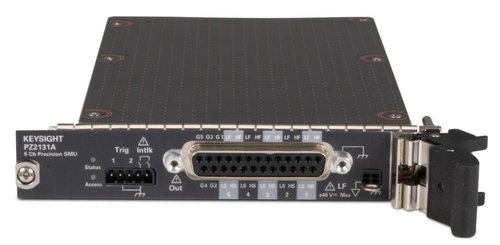 Keysight PZ2131A 5-ch Precision Source/Measure Unit, 500 kSa/s, 10 pA, 30 V, 500 mA DC/pulse