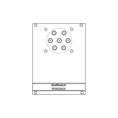 Raditeq RSW1061K RadiSwitch 1x SP6T 2.92 mm