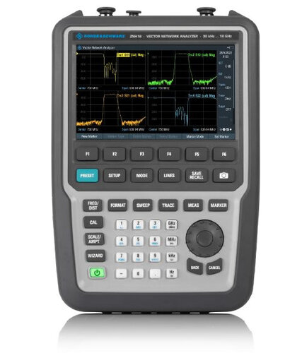 R&S ZNH18 2-port Handheld Vector Network Analyzer, 30 kHz to 18 GHz