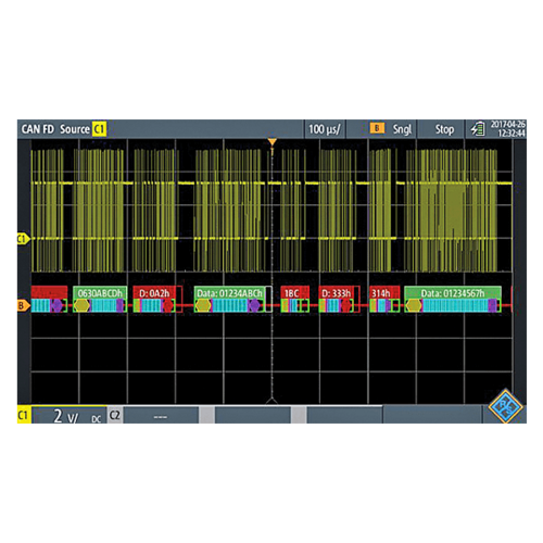 R&S RTH-K9 CAN-FD serial triggering and Decoding for RTH models requires RTH-K3 CAN T&D license (software license)