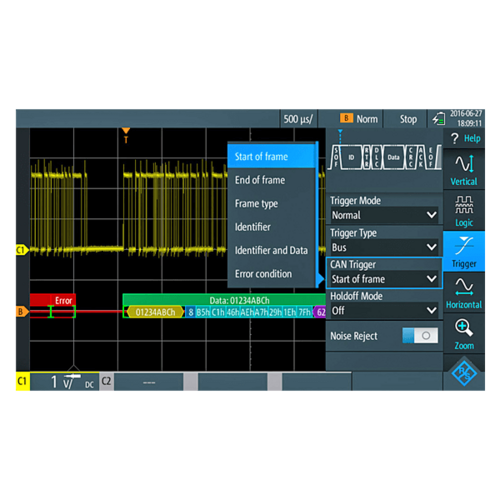 R&S RTH-K3 CAN/LIN serial triggering and  decoding for RTH models (software license)