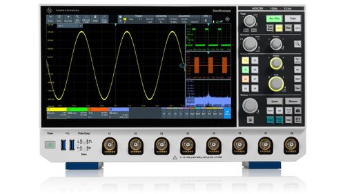 R&S MXO34-BNDL MXO 3 series digital oscilloscope 4 channels, 1 GHz.  Including memory upgrade, generator all decodes, power, jitter and FRA analysis