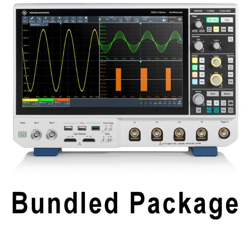 R&S MXO44-243 Package MXO 4 series 4 channel oscilloscope, 350 MHz