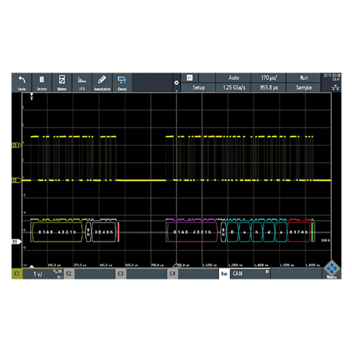 R&S RTM-K3 CAN/LIN serial triggering and decoding for RTM3000 models (software license)