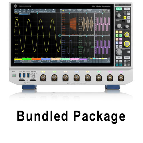 R&S MXO58-BNDL Promotional Package MXO 5 series Ultimate Promotion Bundle. 8 channel 2 GHz oscilloscope and 11 options