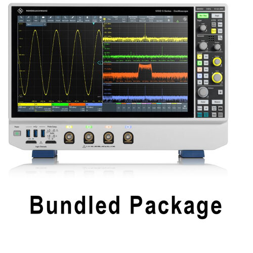 R&S MXO54-1000 Package MXO 5 series 4 channel oscilloscope, 1 GHz bandwith