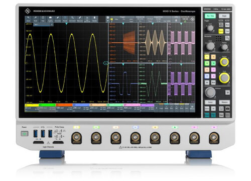 R&S MXO58 8 channel oscilloscope bandwidth 100 MHz upgradable bandwidth