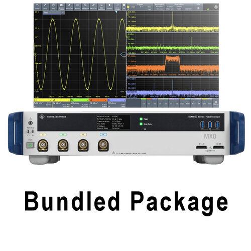 R&S MXO5C-43 Package MXO 5C series 4 channel oscilloscope, 350 MHz