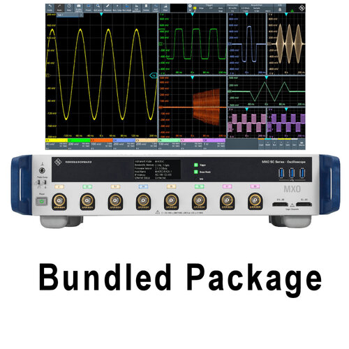 R&S MXO5C-81 Package MXO 5C series 8 channel oscilloscope, 100 MHz