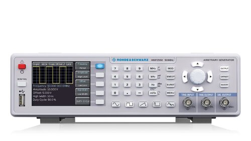 R&S HMF2550 Arbitrary Function Generator, 10µHz to 50MHz, 5mV to 10V (Vpp) at 50Ohm, USB/RS-232