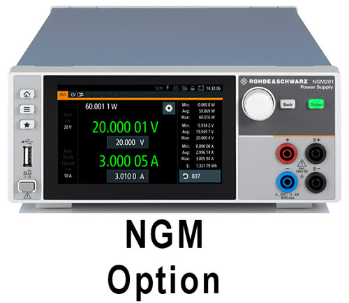 R&S NGM-K103 Digital I/O ports for NGM, trigger, inhibit, control, fault (software license)