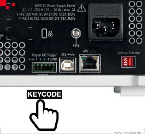 R&S NGE-K103 Four digital trigger I/O ports for NGE100 power supplies