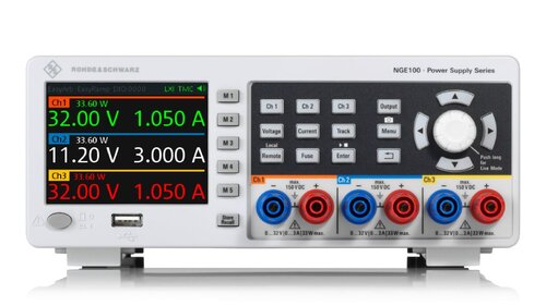 R&S NGE-COM3B Package NGE103B 3-Channel PS,  LAN interface and digital trigger