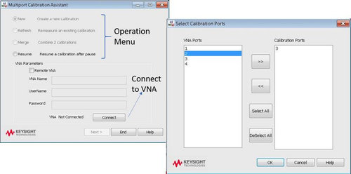 Keysight S96552B Multiport calibration assistant