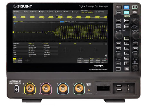Siglent SDS2354X HD 350 MHz, 4 channels, 2 GSa/s, 12-bit mixed signal oscilloscope